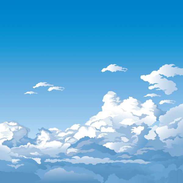 ภาพวิว ท้องฟ้าและก้อนเมฆ