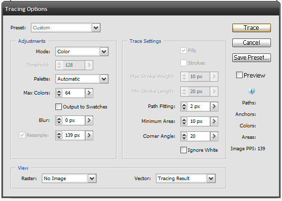 ทำภาพถ่ายให้เป็นภาพเวกเตอร์รูป2