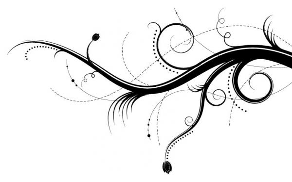 ลายกราฟิก สไตล์ เถาวัลย์