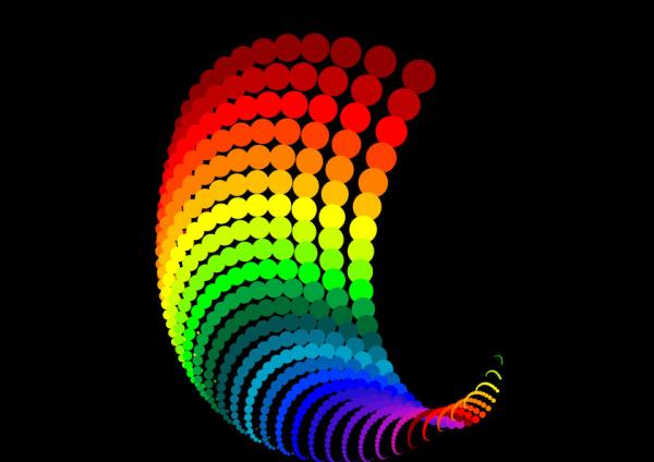 กราฟฟิค สีรุ้ง