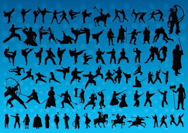 ภาพเงา การต่อสู้