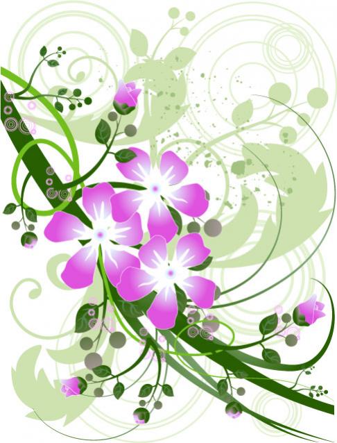 กราฟิก ดอกไม้