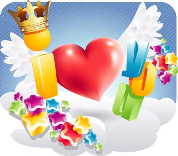 หัวใจ i love you