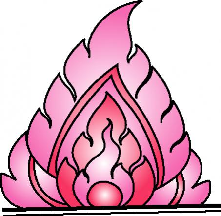 ลายไทย กระจังใบเทศ