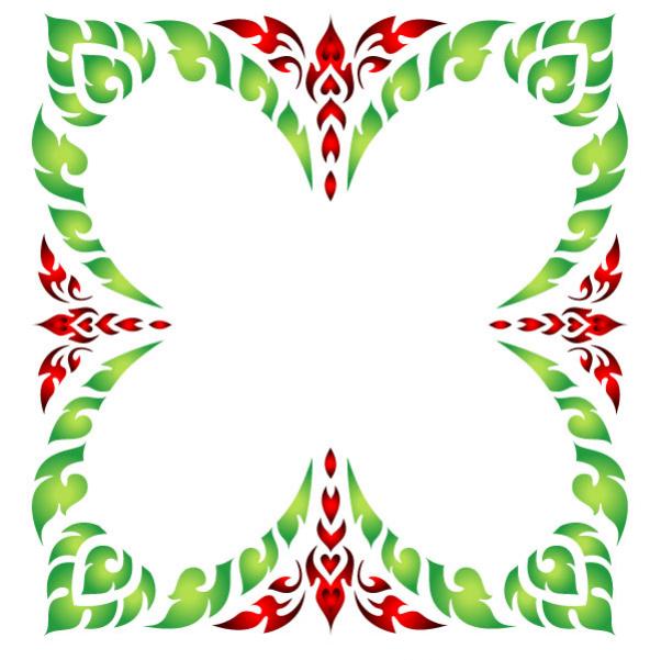 กรอบรวดลายไทย