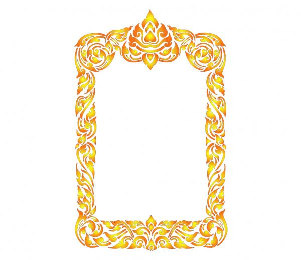 กรอบลายไทย border070