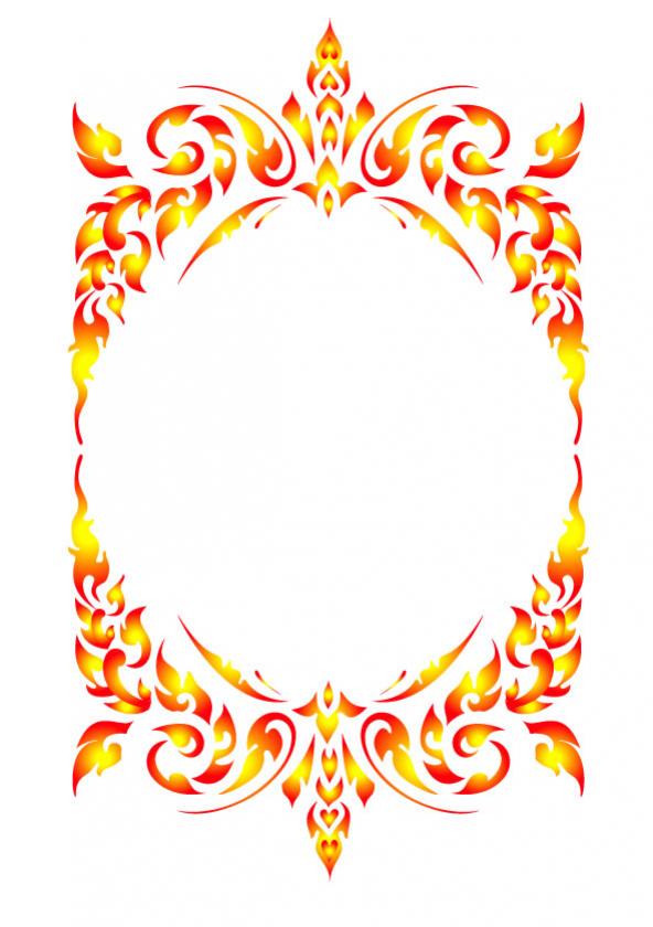 กรอบลายไทยลายเถา