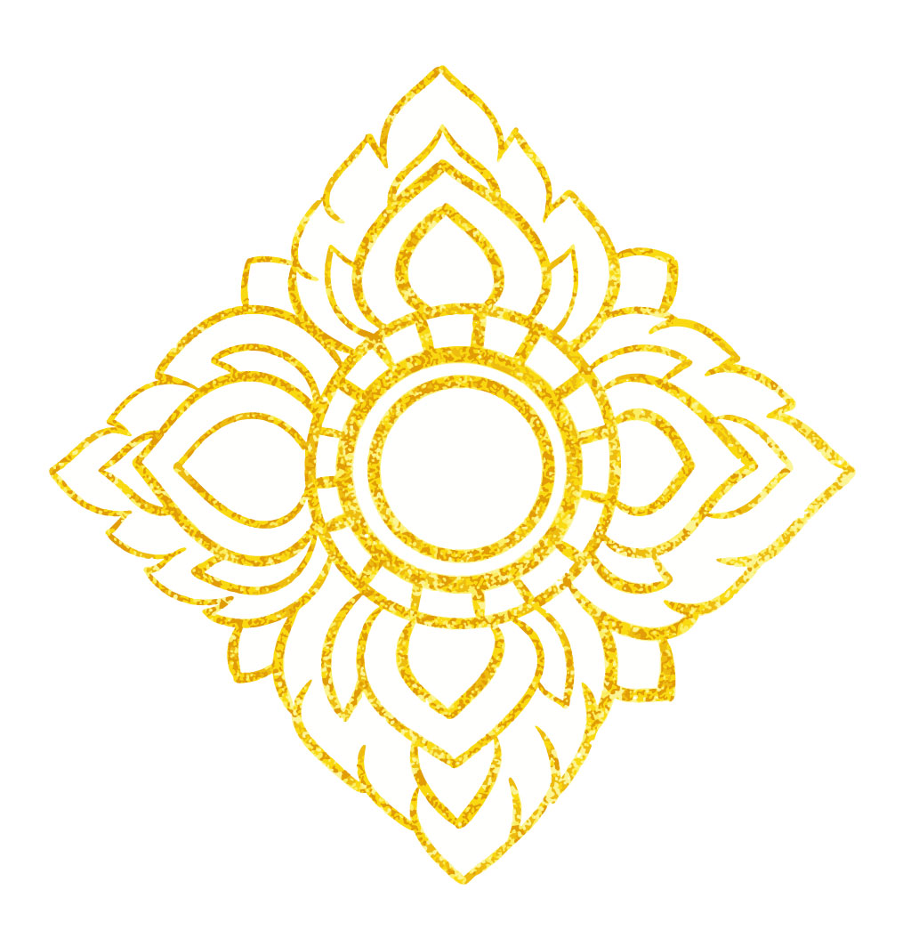 ลายประจำยามสีทอง