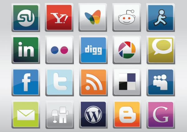 ไอคอน โซเชียลมีเดีย