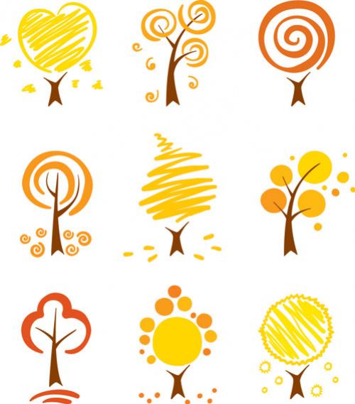 กราฟิก ไอคอน ต้นไม้