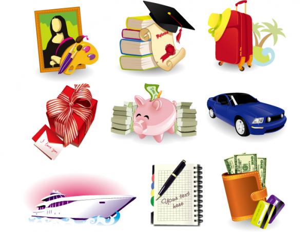 ไอคอน หลากหลายแบบ