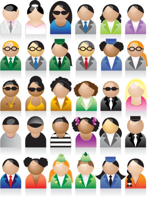 ไอคอน บุคคล เซท3