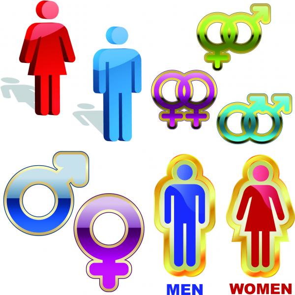 โลโก้ ผู้ชาย ผู้หญิง