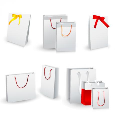 ถุงกระดาษ สีขาว