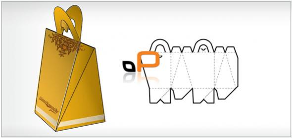 แบบพับ ถุง กระดาษ