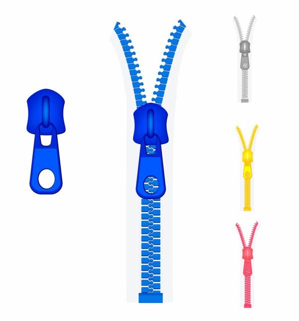 ซิปสีสันสดใส