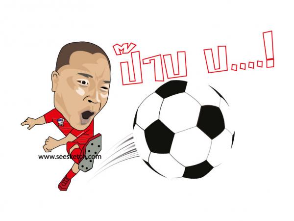 ดาราแตะฟุตบอล