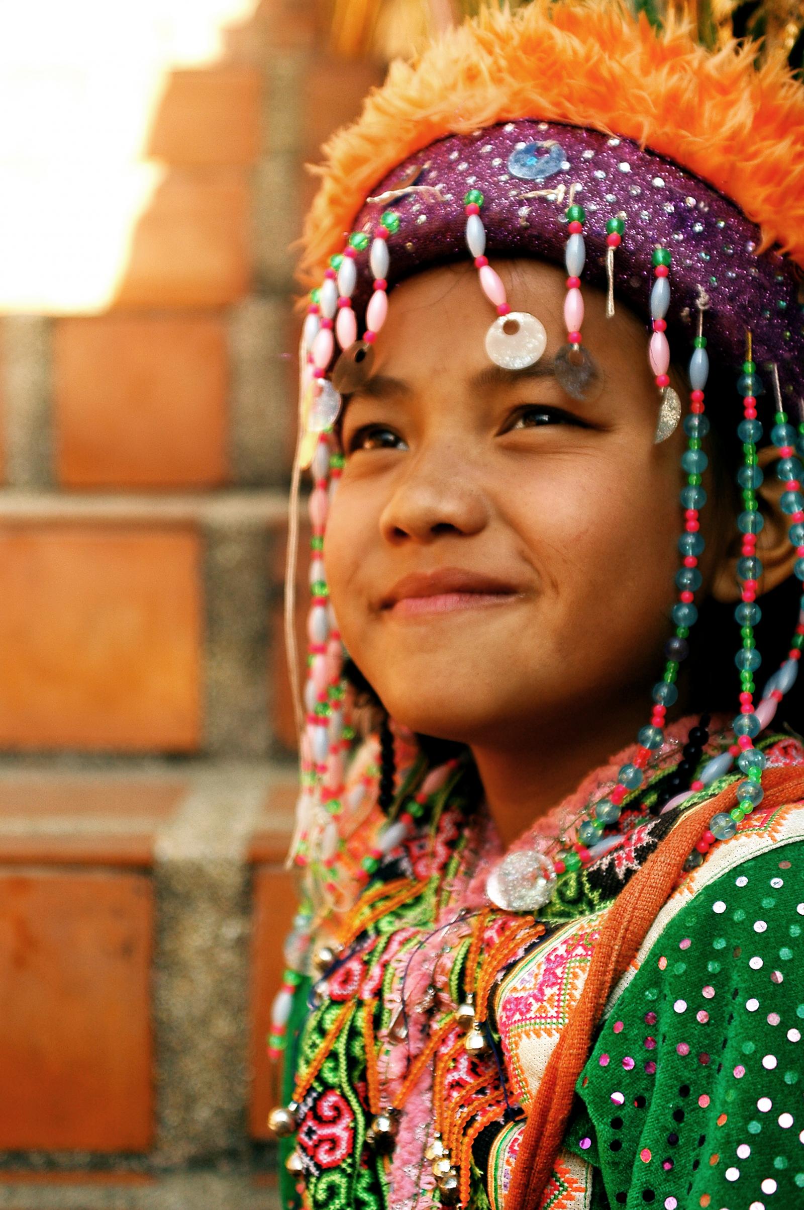 เด็กผู้หญิงชาวเขา